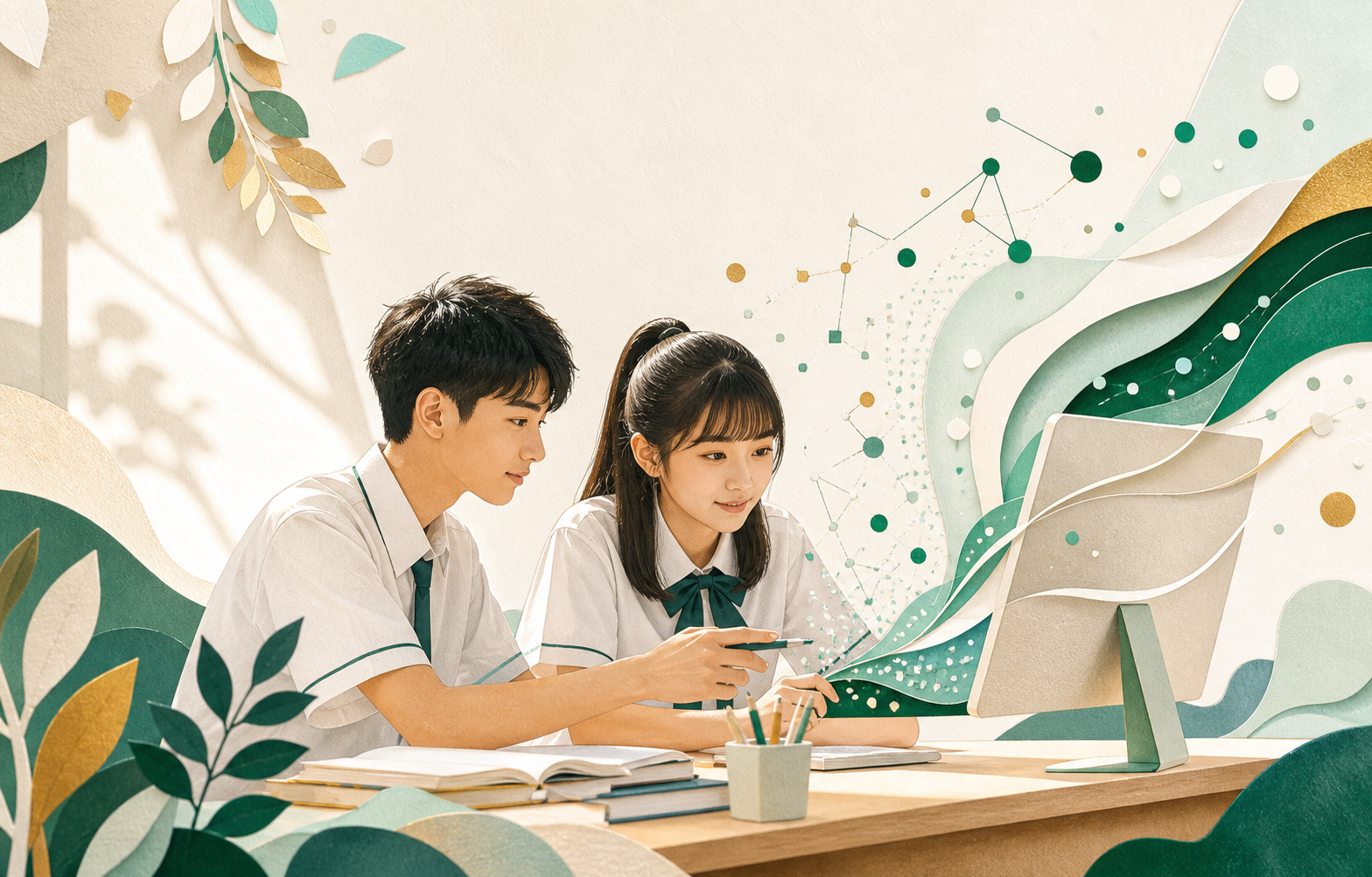 學生共同運用人工智慧探索資料與創意應用